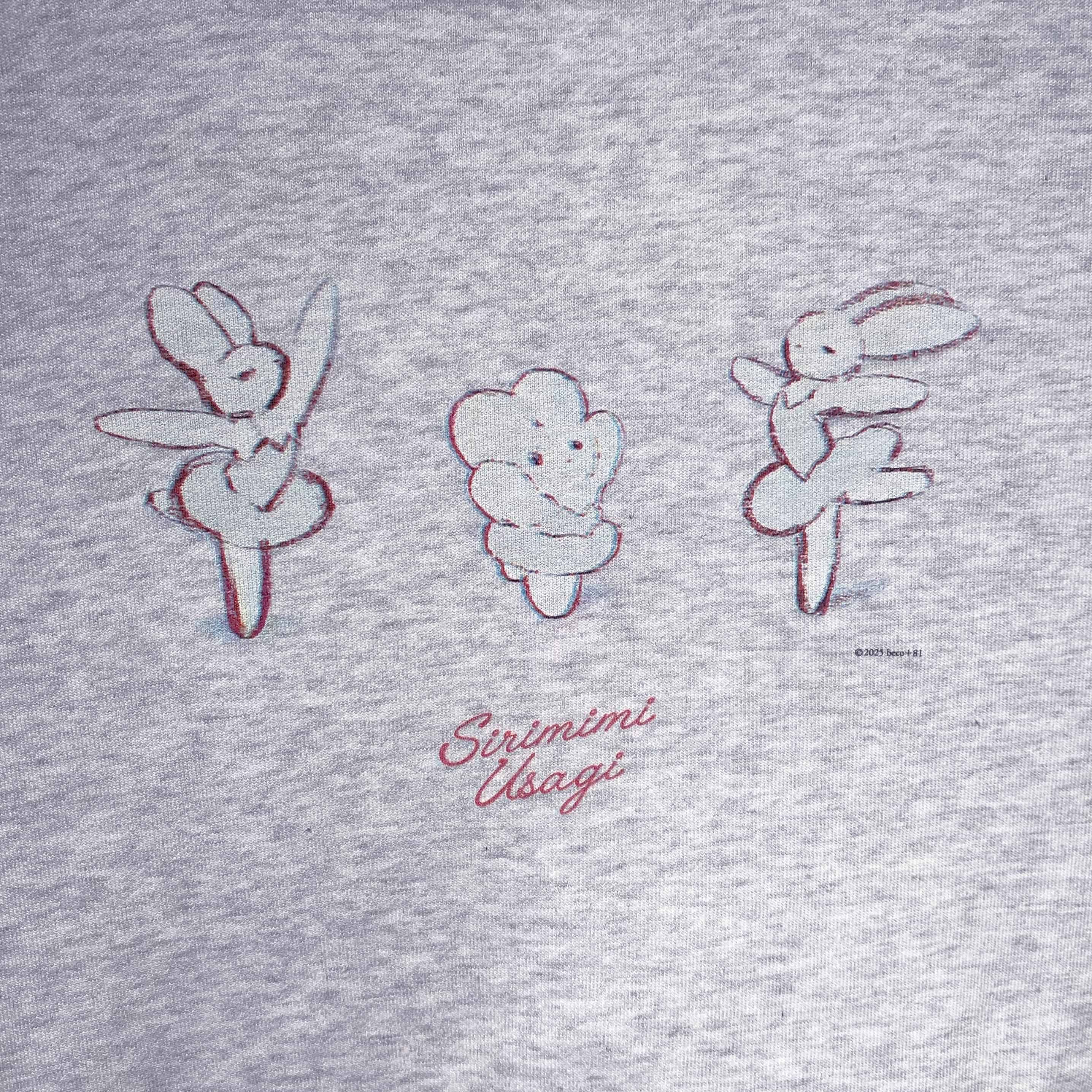 【受注商品】SIRIMIMI USAGI EXHIBITION｜スウェット（アッシュ） S