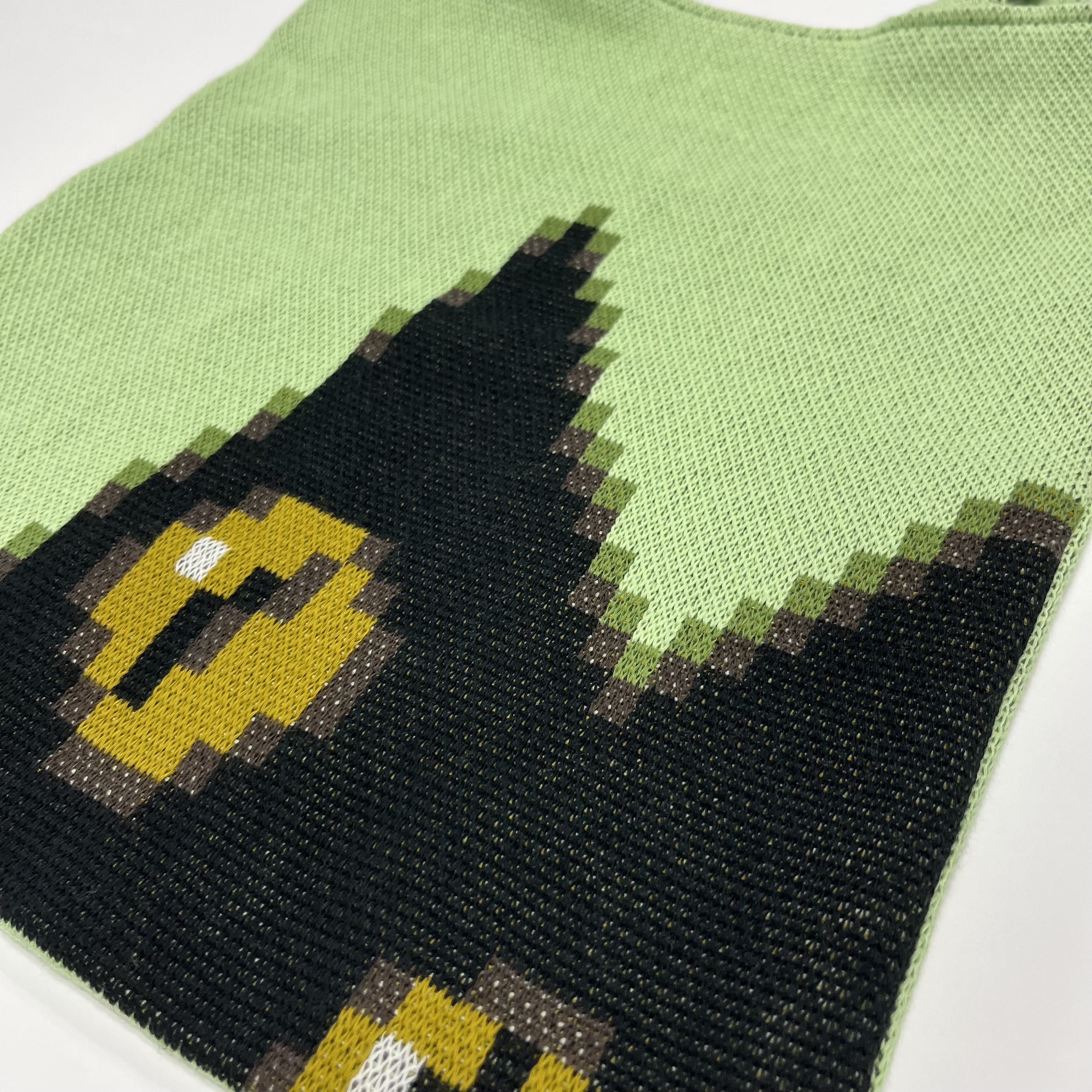 【ゲルテナ展】展覧会オリジナルニットトートバッグ「黒い姿の君」※9月以降随時発送予定