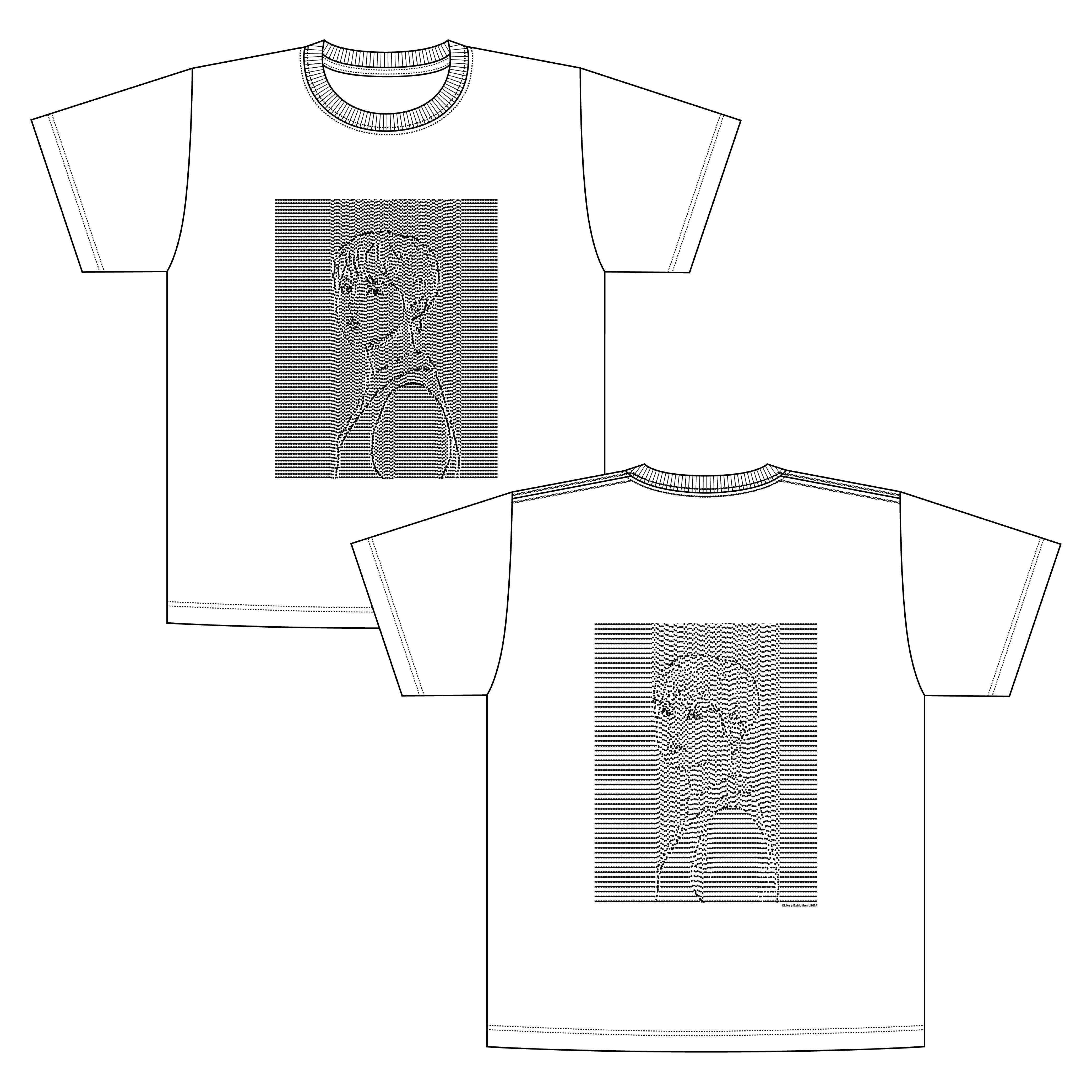 『MARIKA ITO LIKE A EXHIBITION LIKEA』Tシャツ Hole（2023年2月下旬以降順次発送予定） S