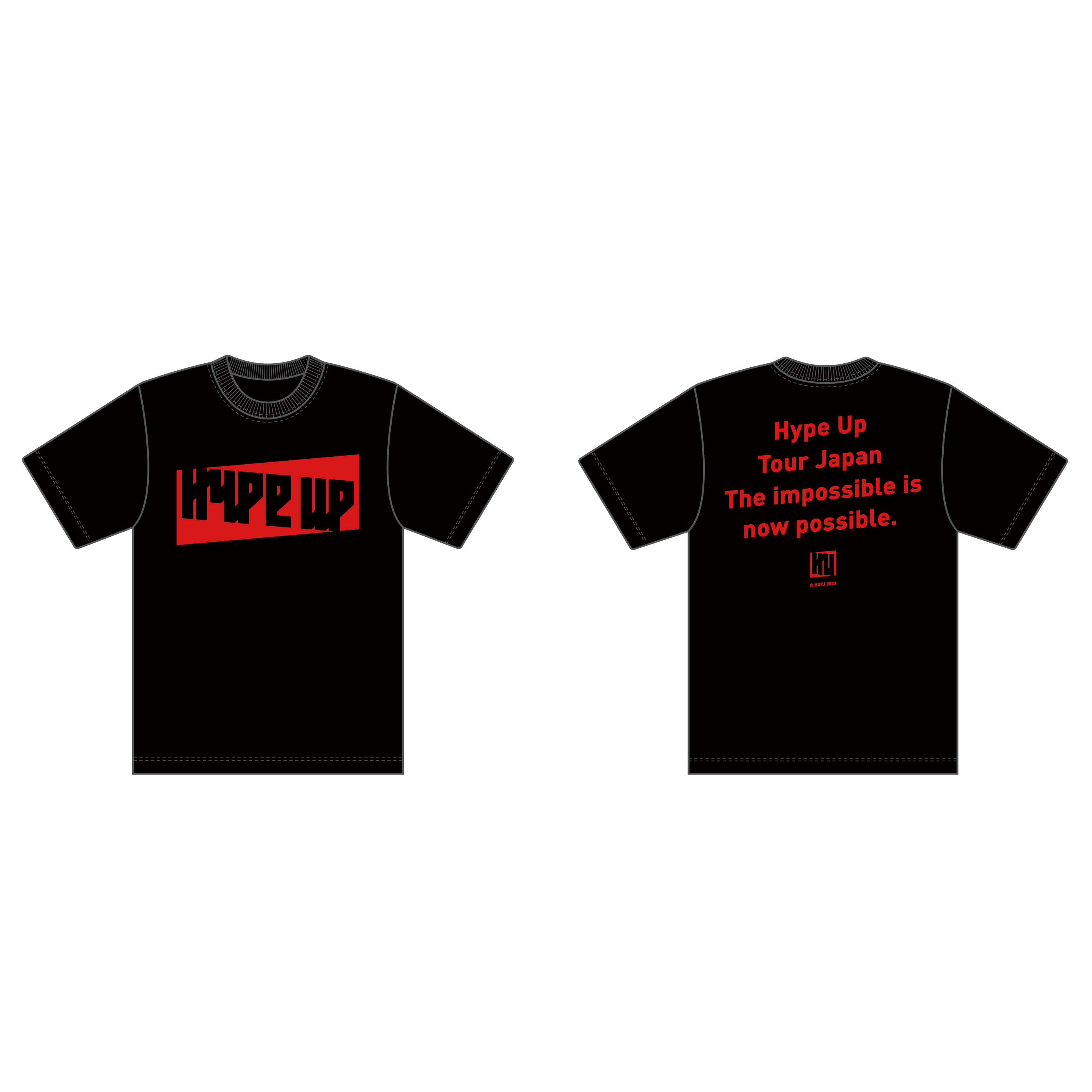 Hype Up Tour Japan オフィシャル Tシャツ ※2023年12月中旬以降随時