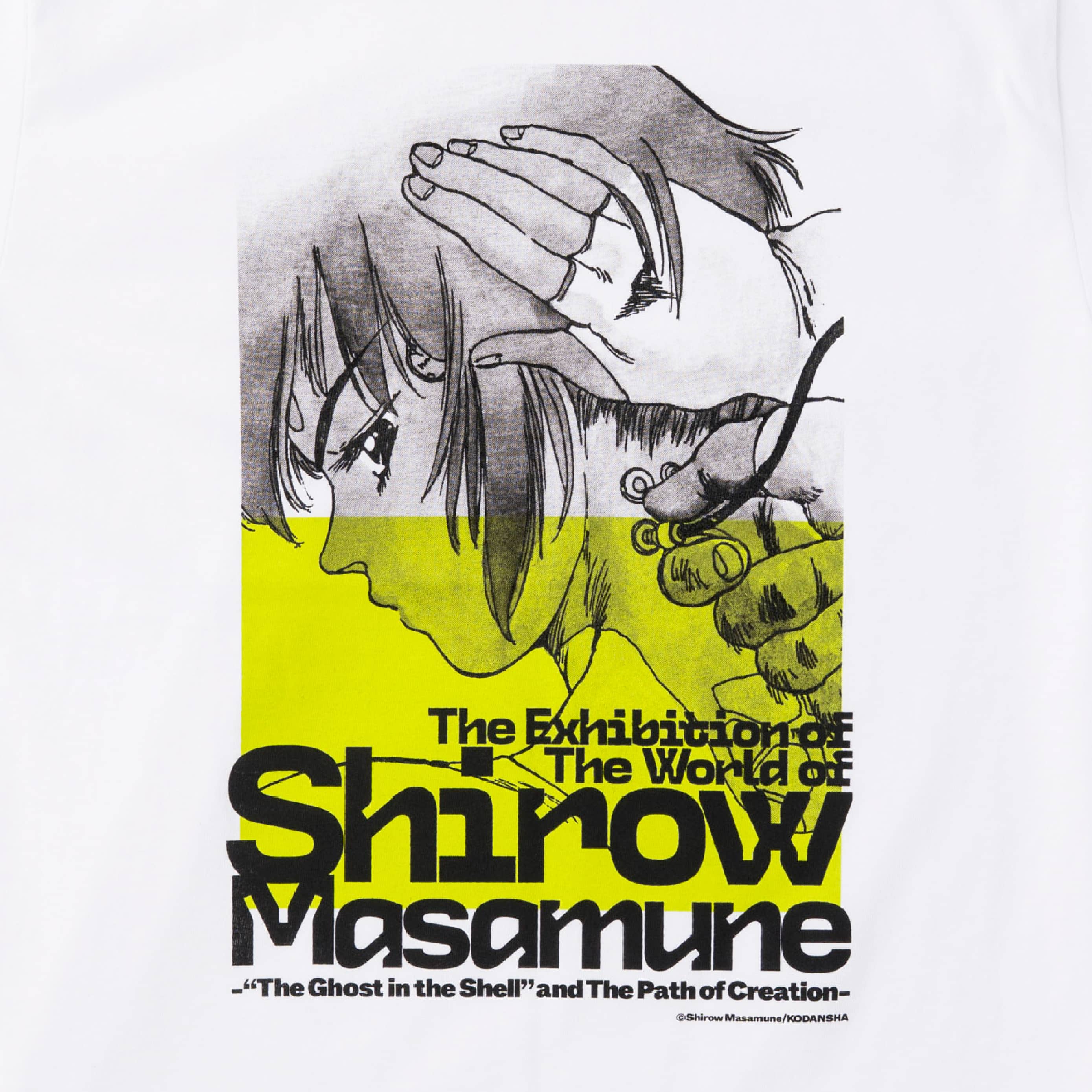 【The Exhibition of The World of Shirow Masamune】T-shirt Key visual White US M