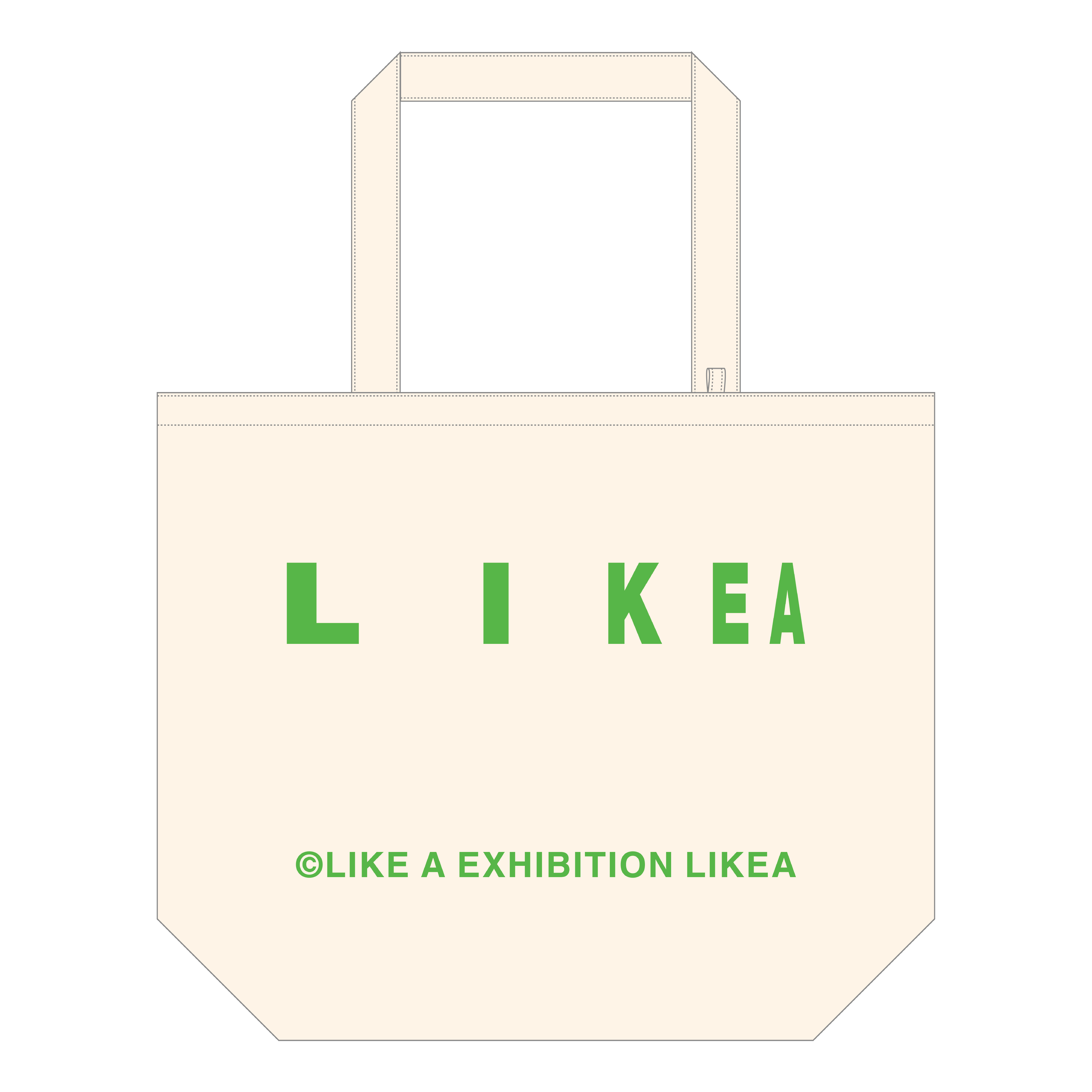 『MARIKA ITO LIKE A EXHIBITION LIKEA』トートバッグ（2023年2月下旬以降順次発送予定）
