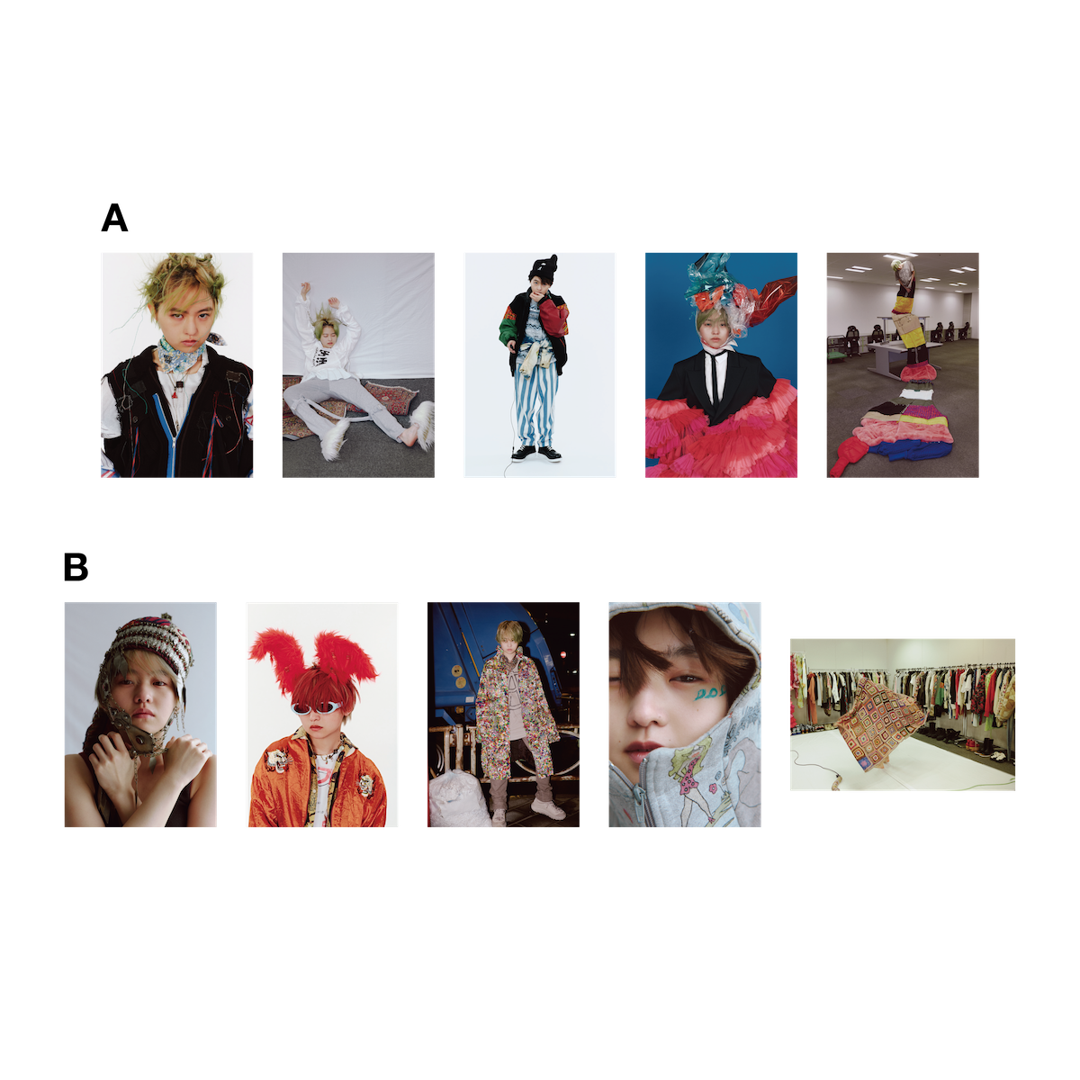 『MARIKA ITO LIKE A EXHIBITION LIKEA』ポストカードセット B(5枚)（2023年2月下旬以降順次発送予定）