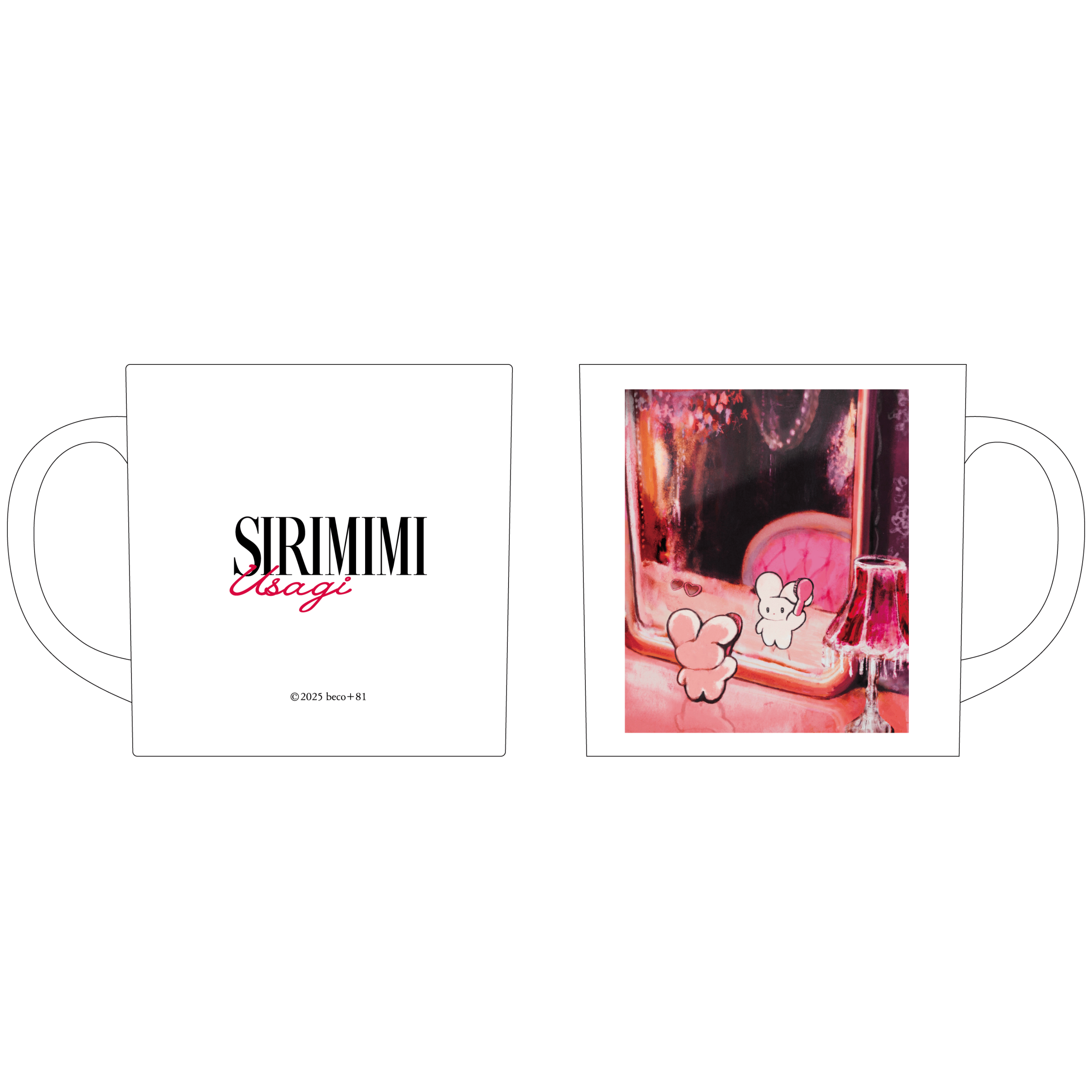 【受注商品】SIRIMIMI USAGI EXHIBITION｜マグカップ