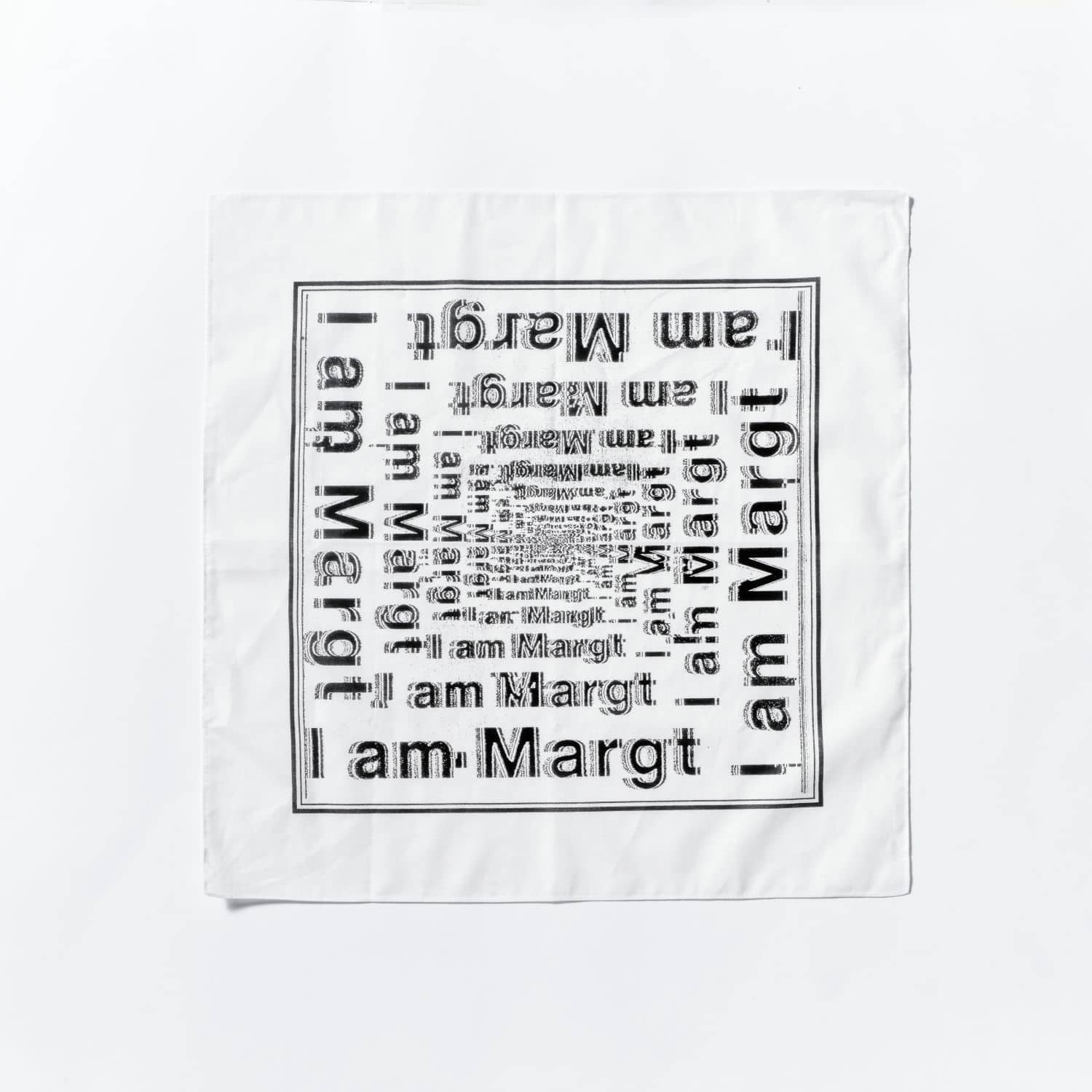 Margt 10th Anniversary Exhibition 「I am Margt」｜I am Margt バンダナ