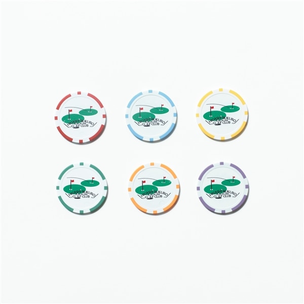 (株)ザ・森東｜ゴルフマーカー（東ブクロホールインワンクラブ）※ランダム６種