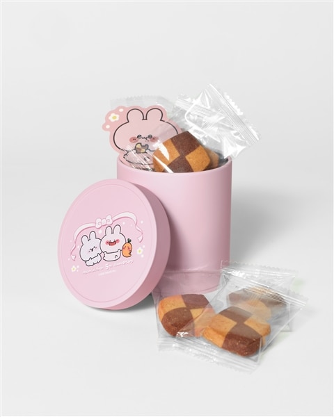 あさみみちゃん５周年-ありがとうさぎ！POP UP-｜クッキー缶