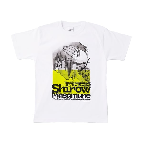 【士郎正宗の世界展】Tシャツ　キービジュアル White M
