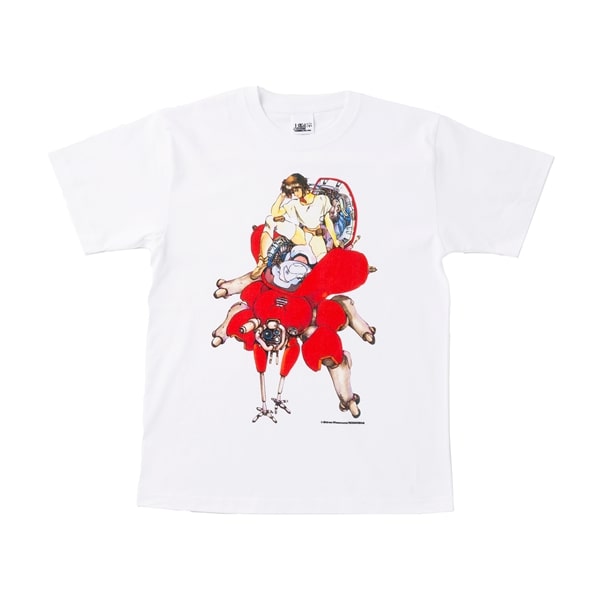 【The Exhibition of The World of Shirow Masamune】T-shirt GHOST IN THE SHELL White US XS