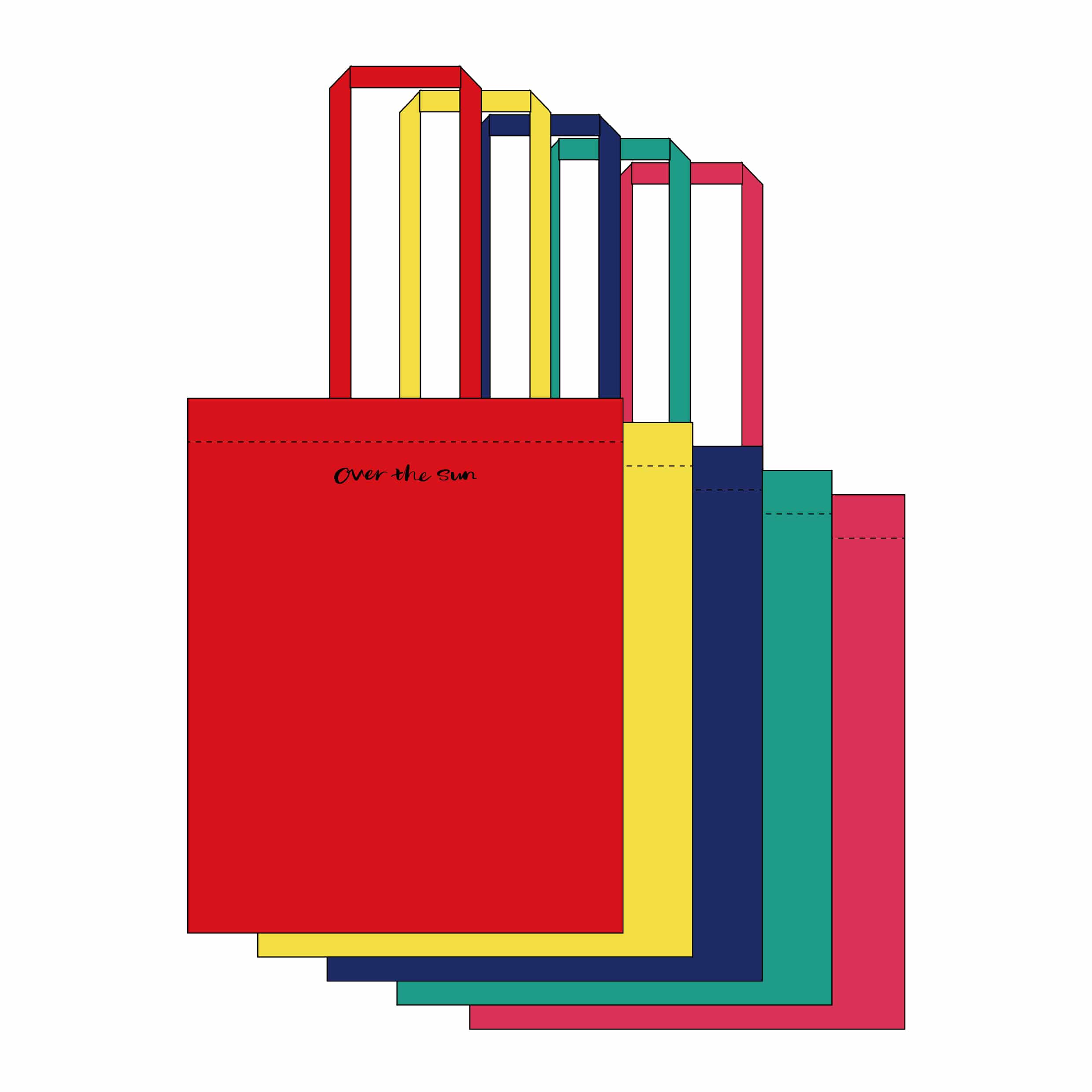 OVER THE SUN PARK　トートバッグ