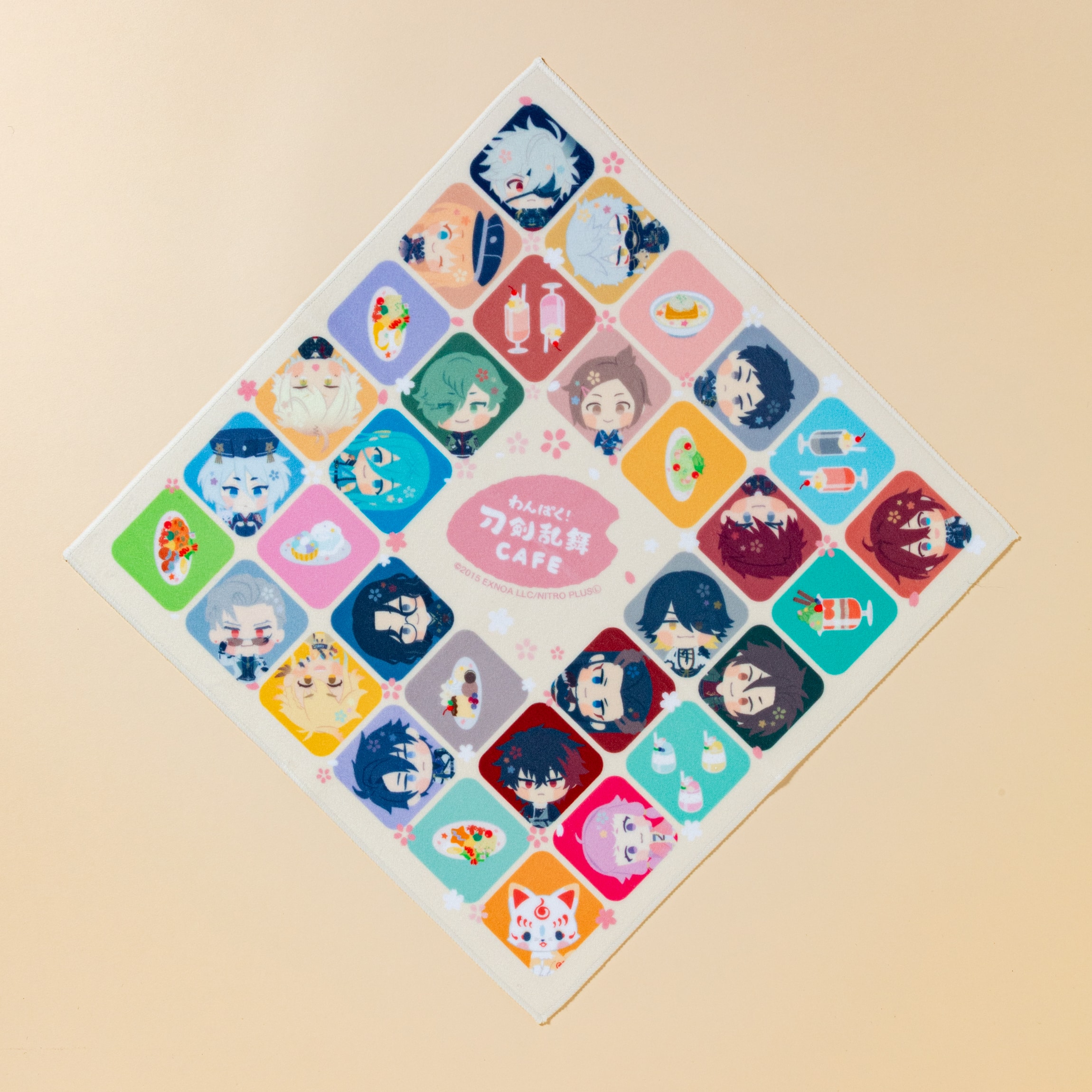 「わんぱく！刀剣乱舞 CAFE」ピッタタオル 第４弾 第４弾