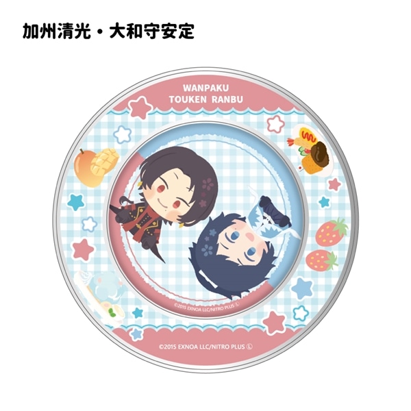 「わんぱく！刀剣乱舞 CAFE」マグネット付きキャンディ缶 第３弾 加州清光・大和守安定