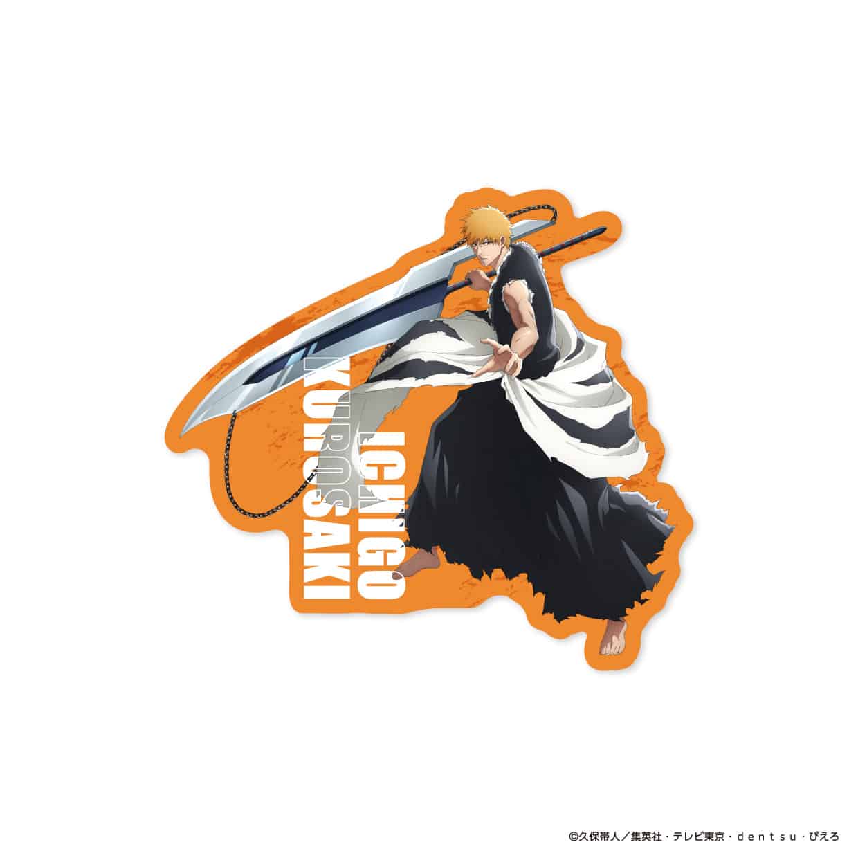 BLEACH 千年血戦篇-禍進譚- THE COLLABORATION CAFE ダイカットステッカー(7種) 黒崎　一護