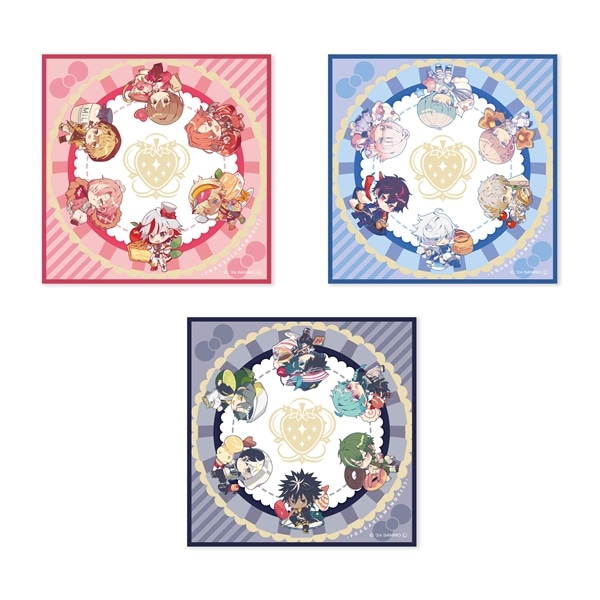 【フラガリアメモリーズ collaboration cafe】タオルハンカチ RED