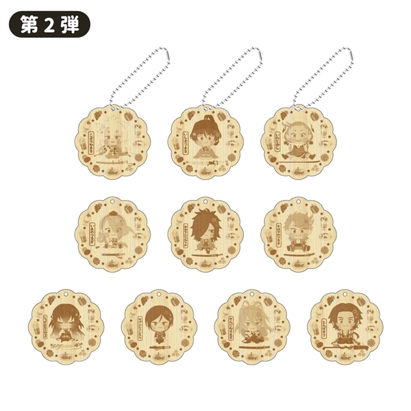 「わんぱく！刀剣乱舞 CAFE」ウッドキーホルダー 第２弾 そはやのつるき