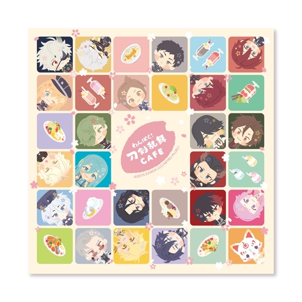 「わんぱく！刀剣乱舞 CAFE」ピッタタオル 第４弾 第４弾