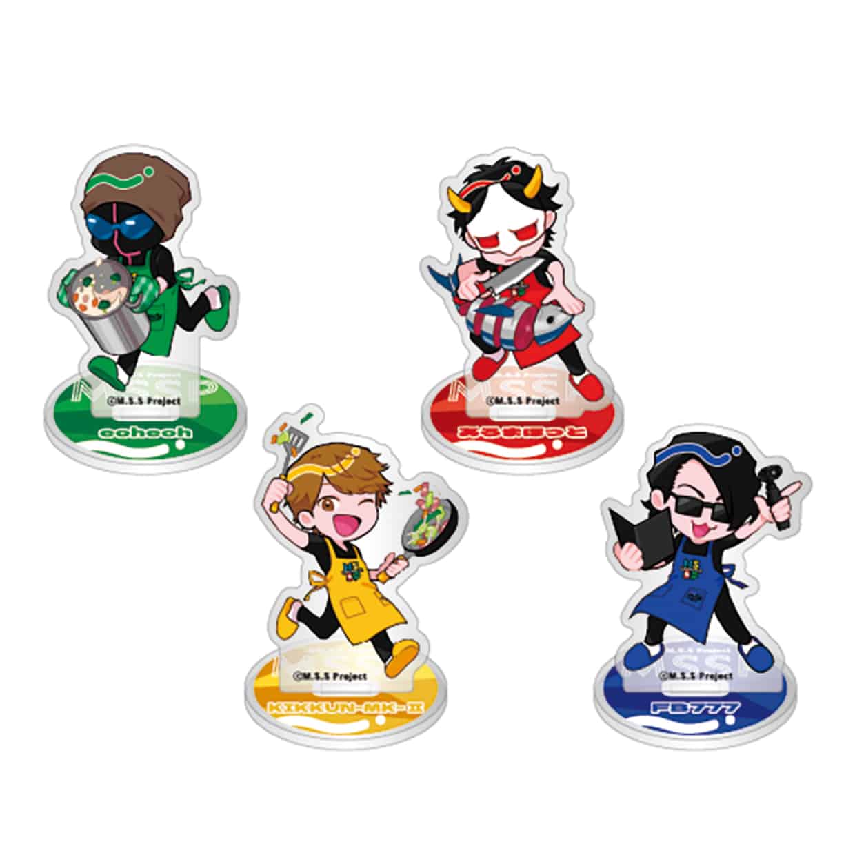 【ビストロMSSP】トレーディングミニキャラアクリルスタンド （全4種）