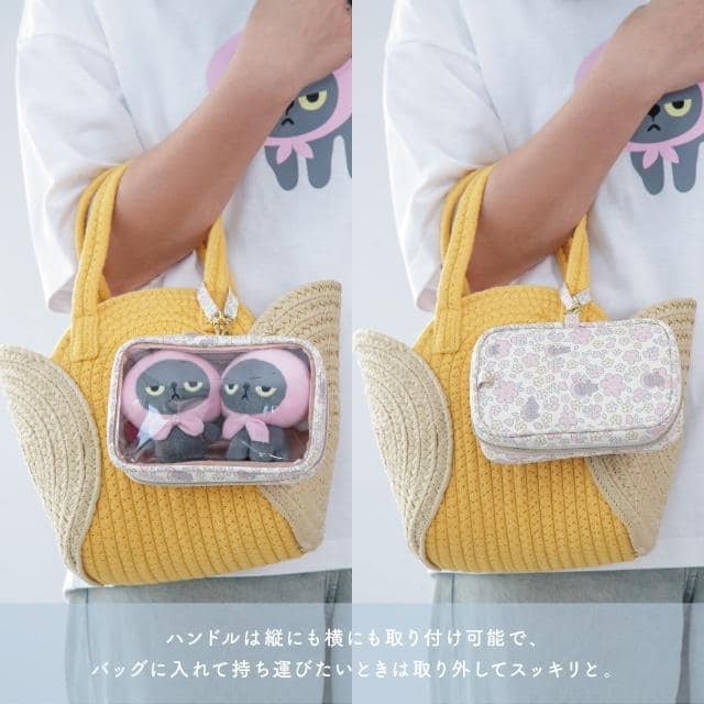 推し活ポーチ アングリーマチコフラワー Angry Machiko Flower ピンク
