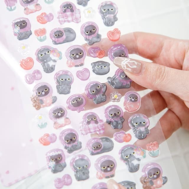 ぷくぷくシール アングリーマチコ ステーショナリー Angry Machiko Stationery イエロー
