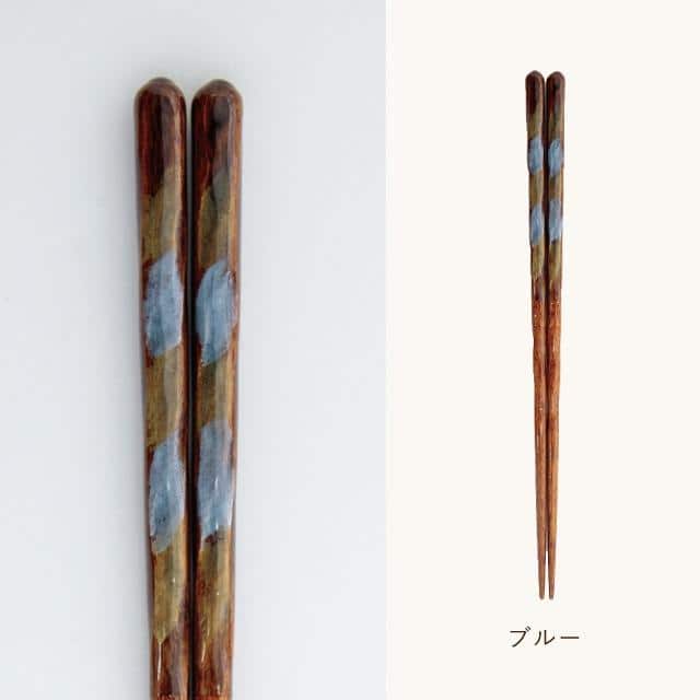 箸 宝泉 ブルー