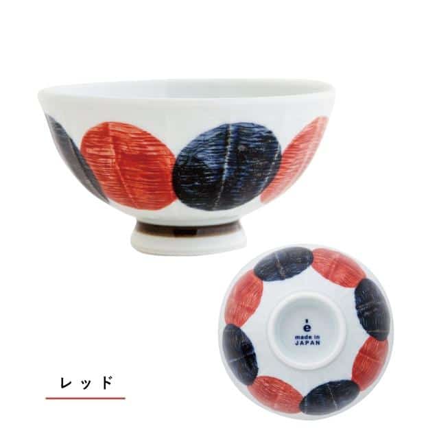 ペア茶碗セット 丸紋つなぎ