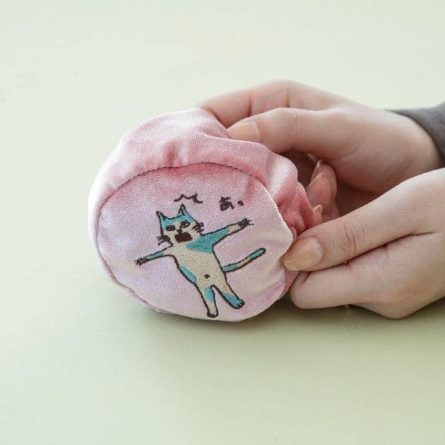 巾着＆エコバッグ くせ強 キー ピンク