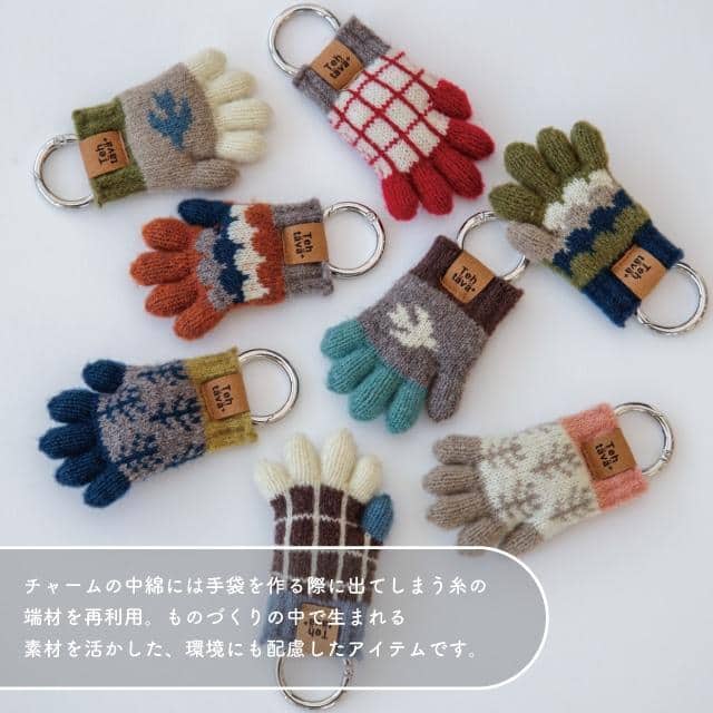 キーチャーム Tehtava+ テスタバ チェック レッド