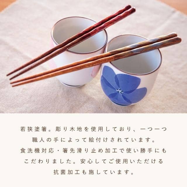 箸 宝泉 ブルー