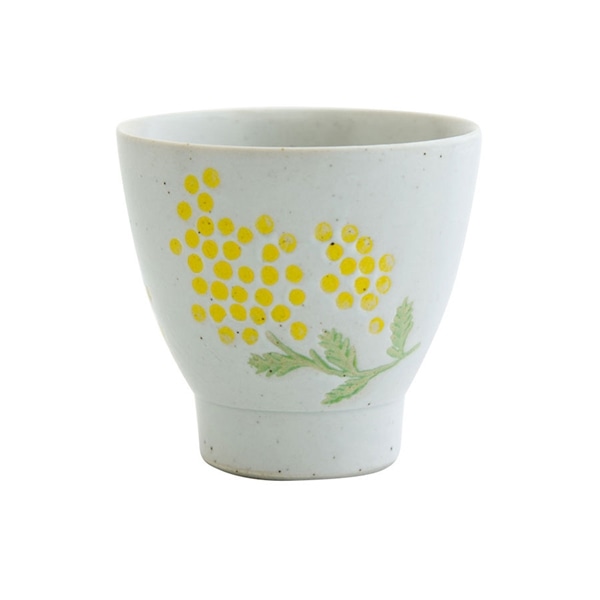 湯呑み Mimosa Waltz ミモザ ワルツ オフホワイト