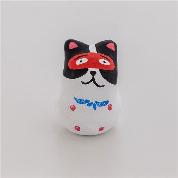 糸満張子ニワカ犬 フレンチブルドッグ(白×黒)