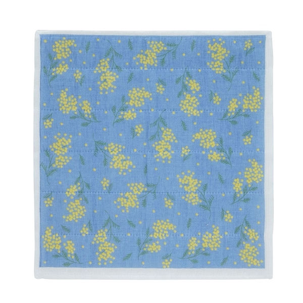 蚊帳生地ふきん Petit Cadeau プチカドー ミモザワルツサックス