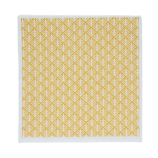 蚊帳生地ふきん Petit Cadeau プチカドー こぎんイエロー