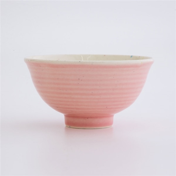 茶碗 あられ小町 ピンク