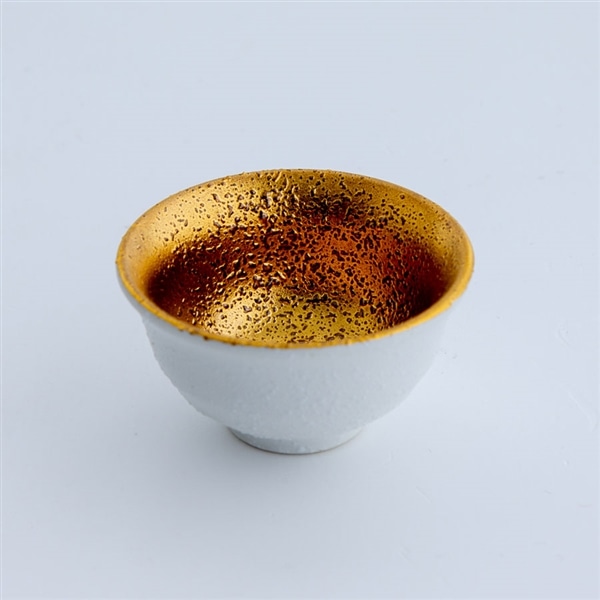 盃 珠玉 しゅぎょく ホワイト×ゴールド