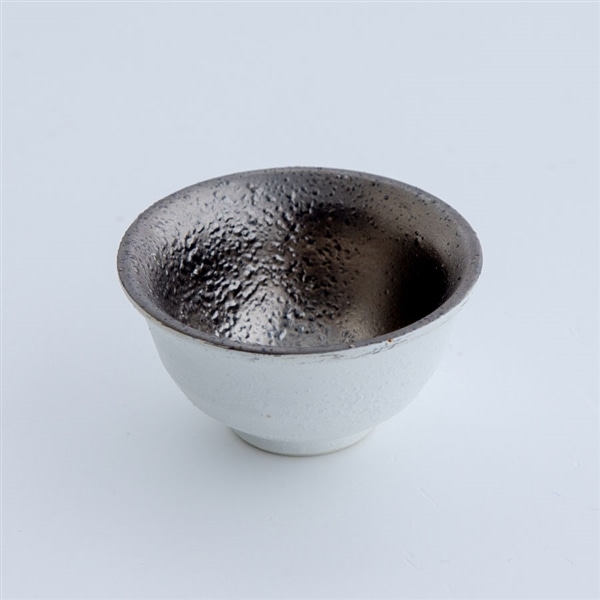 盃 珠玉 しゅぎょく ホワイト×シルバー