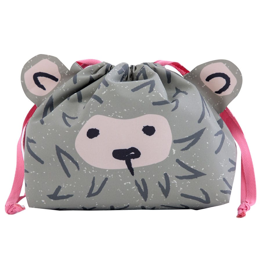 ランチ巾着 momonga モモンガ ハリネズミ