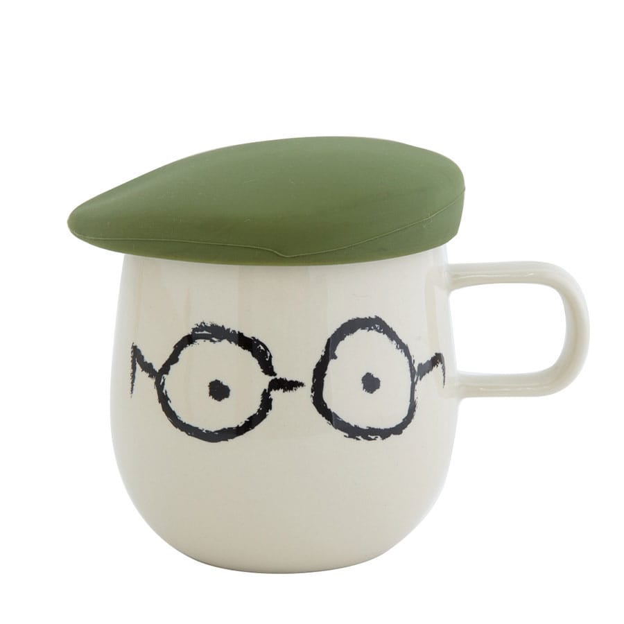 蓋付マグ All Members オールメンバーズ カーキ(ハンチング帽)