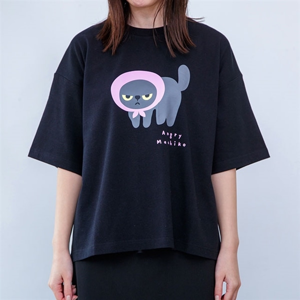 マチコさんどーん！Tシャツ アングリーマチコ ブラック