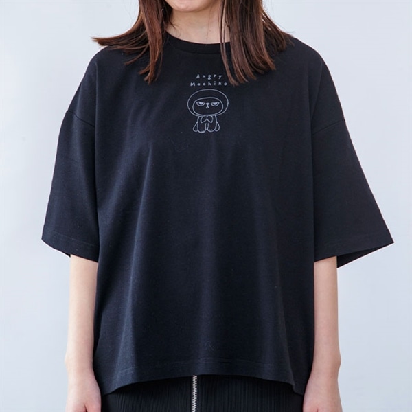 マチコさんシンプルTシャツ アングリーマチコ ブラック