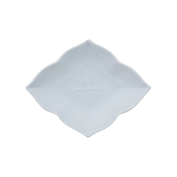 菱形小皿 ももとせ 白