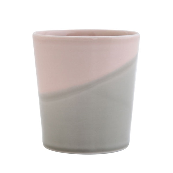 二重構造フリーカップ KEEPOT キーポ ピンク×グレー