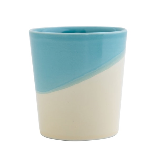 二重構造フリーカップ KEEPOT キーポ ターコイズ×クリーム