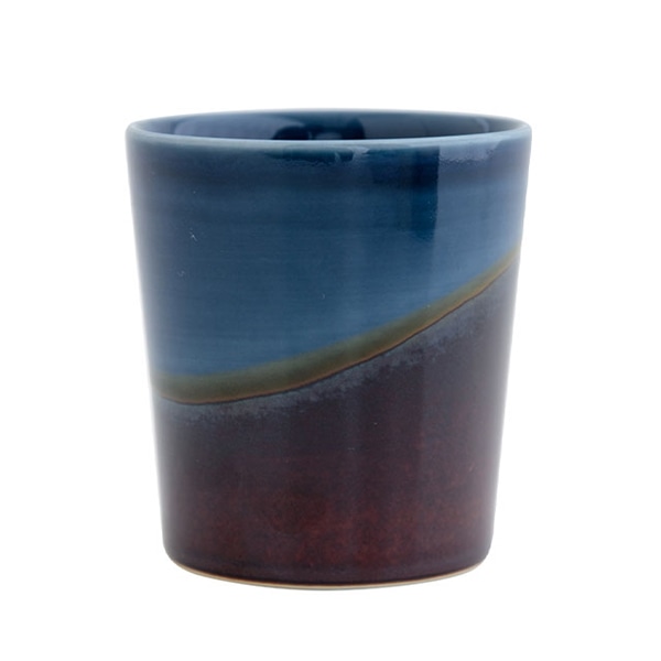 二重構造フリーカップ KEEPOT キーポ ネイビー×ブラウン