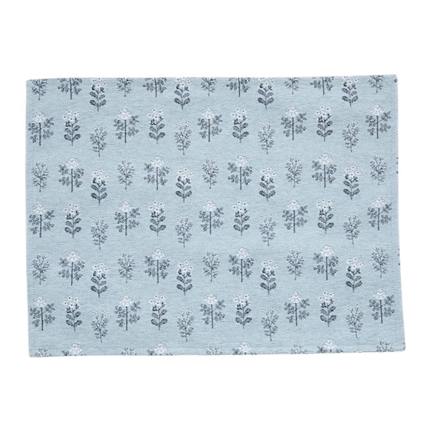 プレイスマットL Florist フローリスト ブルーグレー