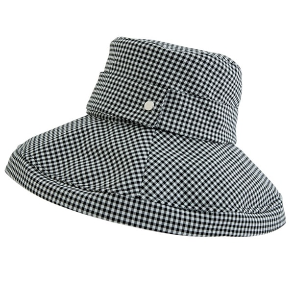 コンパクトハット Wrinkless リンクレス(チェック)｜ 晴MUSUBI