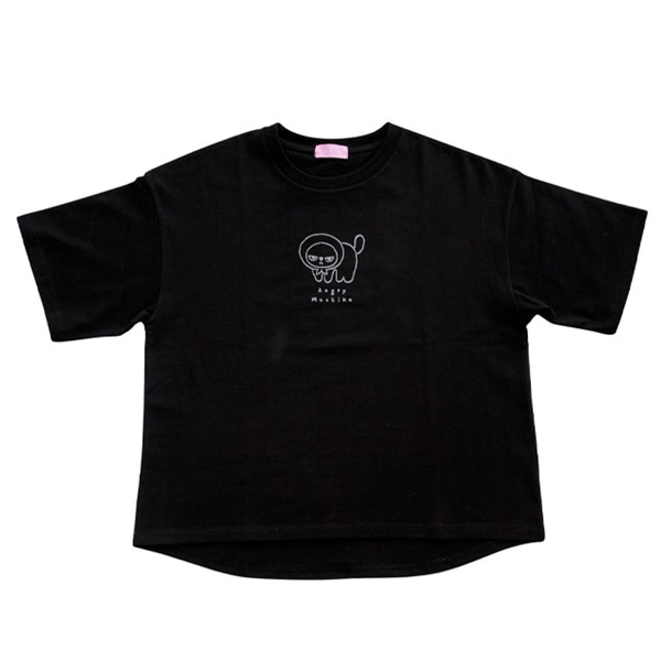 マチコさんロゴTシャツ アングリーマチコ ブラック