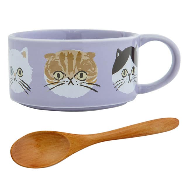 スープマグ I LOVE CAT! アイラブキャット！(セージ)｜ 晴MUSUBI｜福岡