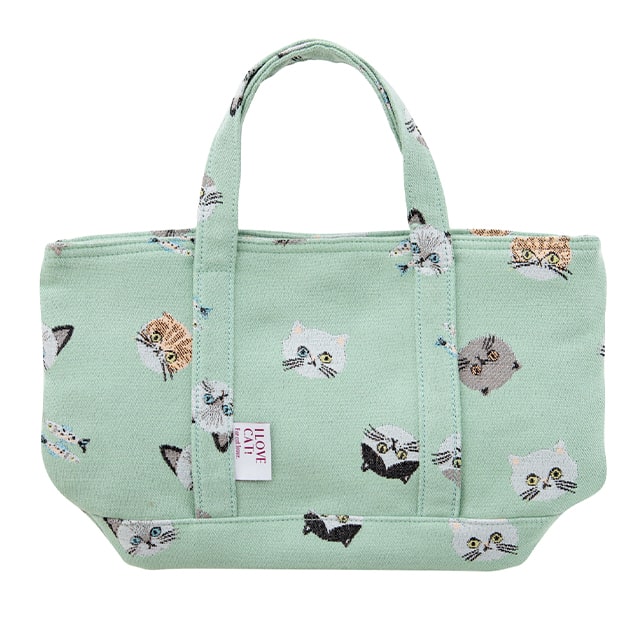 トートバッグ I LOVE CAT! アイラブキャット！(ピンク)｜ 晴MUSUBI