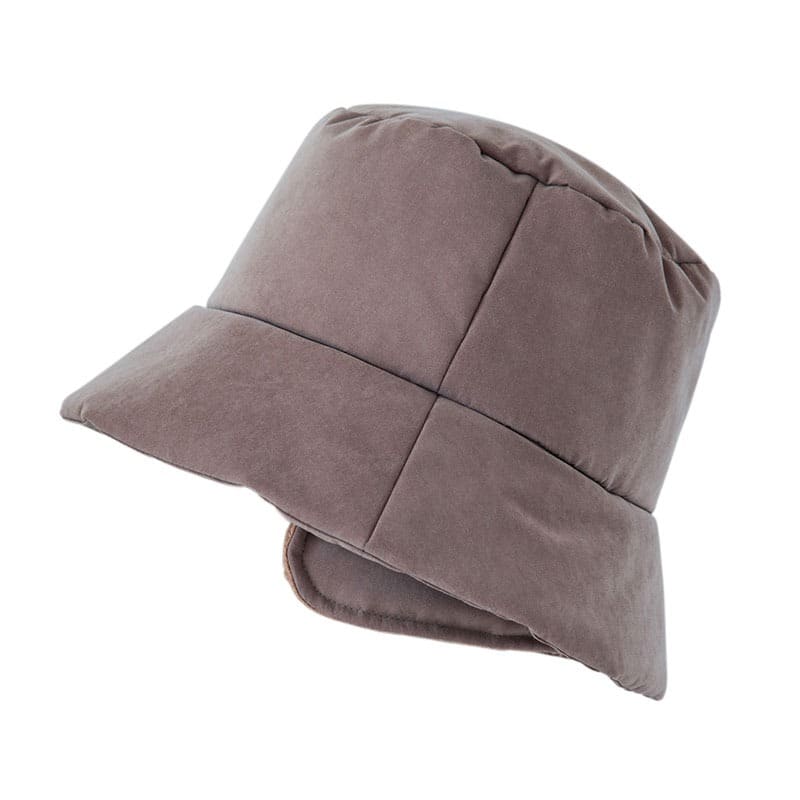 耳当てつきパデッドハット Natalie ナタリー カーキ