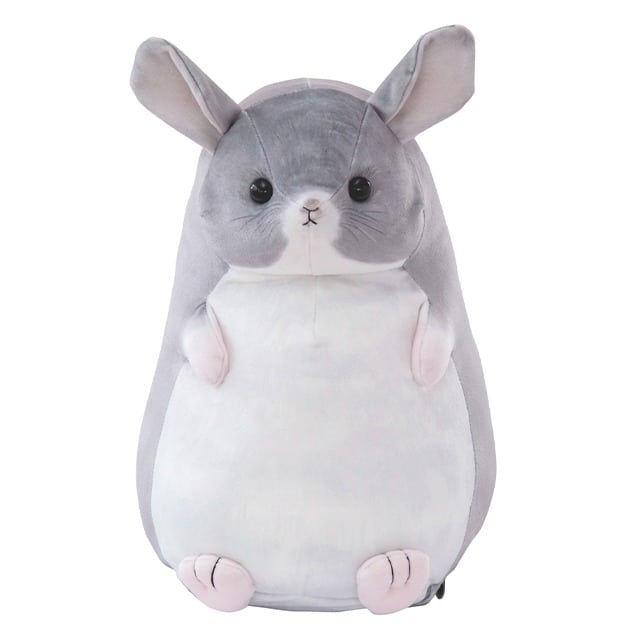 USBぬいぐるみウォーマー つまんでアニマルズ チンチラグレー